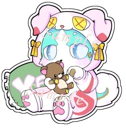 キーホルダー（イラスト：きぐパあいすくん）