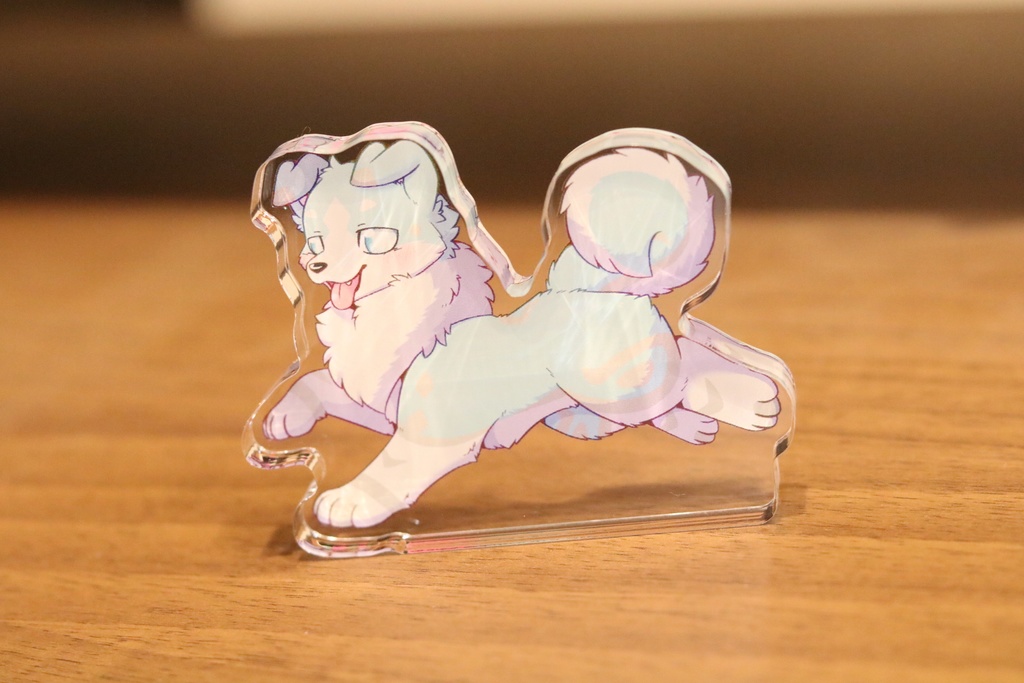 【アクリルブロック】四つ足あいすくん