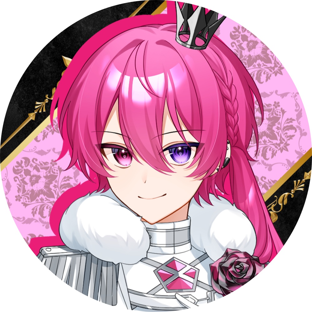 【白衣装】甘瀬ティア GuirtyNoir 缶バッジ