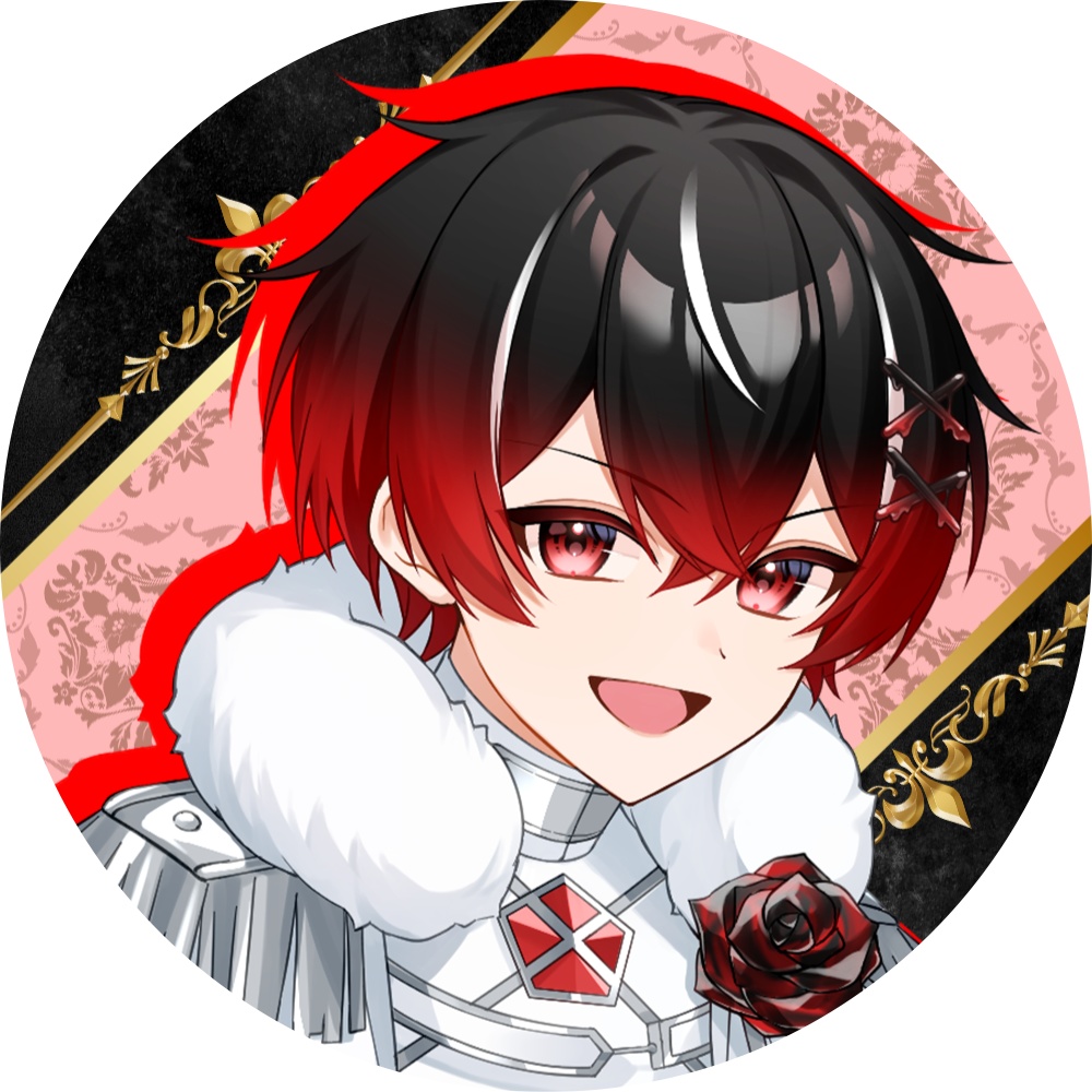 【白衣装】うわ様 GuirtyNoir 缶バッジ