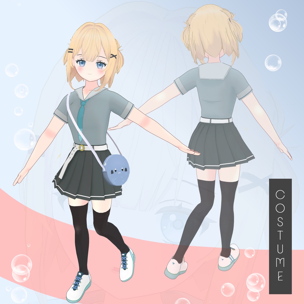 結城めさぐv2 - Yuuki Mesagu-【オリジナル3Dモデル】