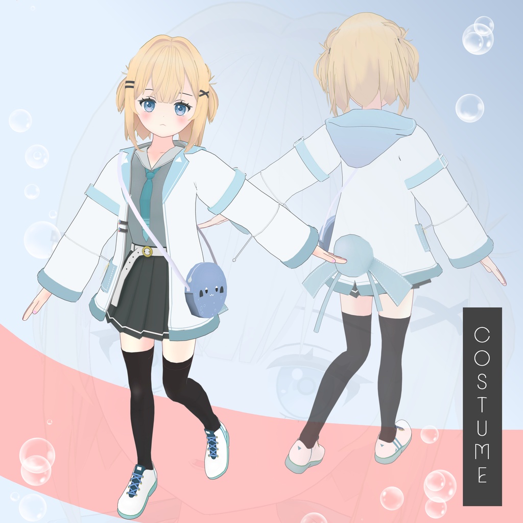 結城めさぐv2 - Yuuki Mesagu-【オリジナル3Dモデル】