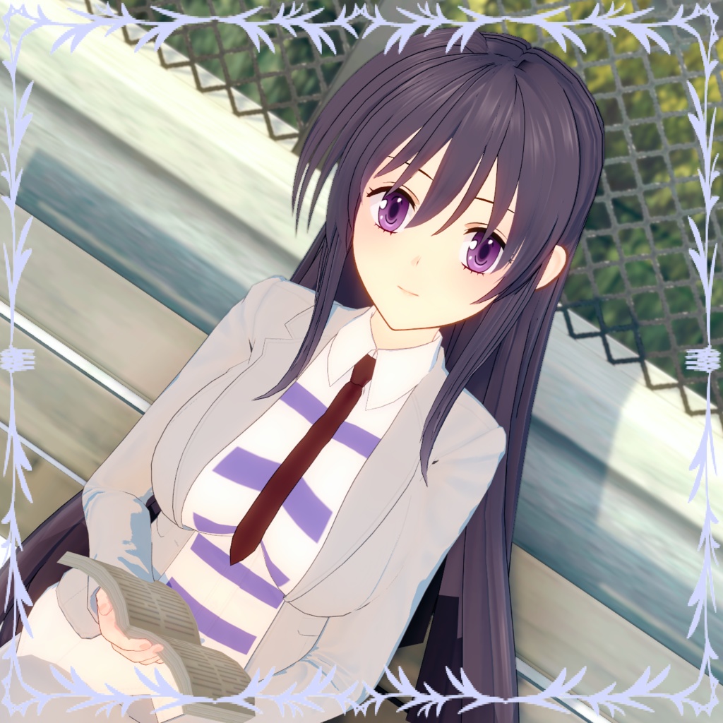 紫髪2