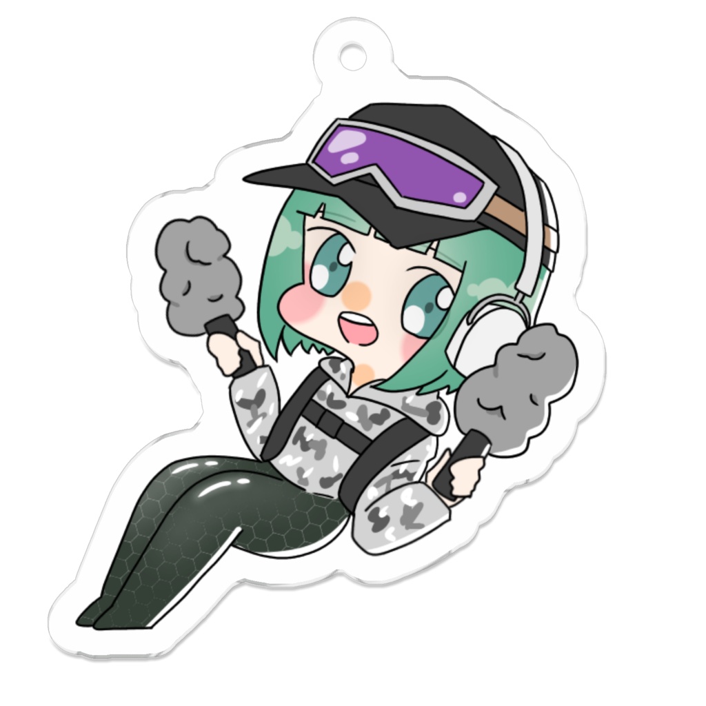 【R6S】ELA アクリルキーホルダー