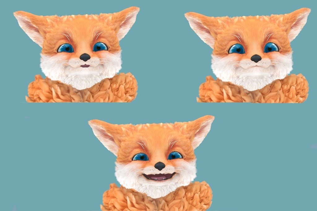 3Dキャラクター Fox