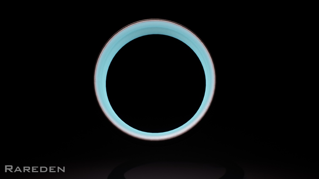 Meteorite Glow stone Ring