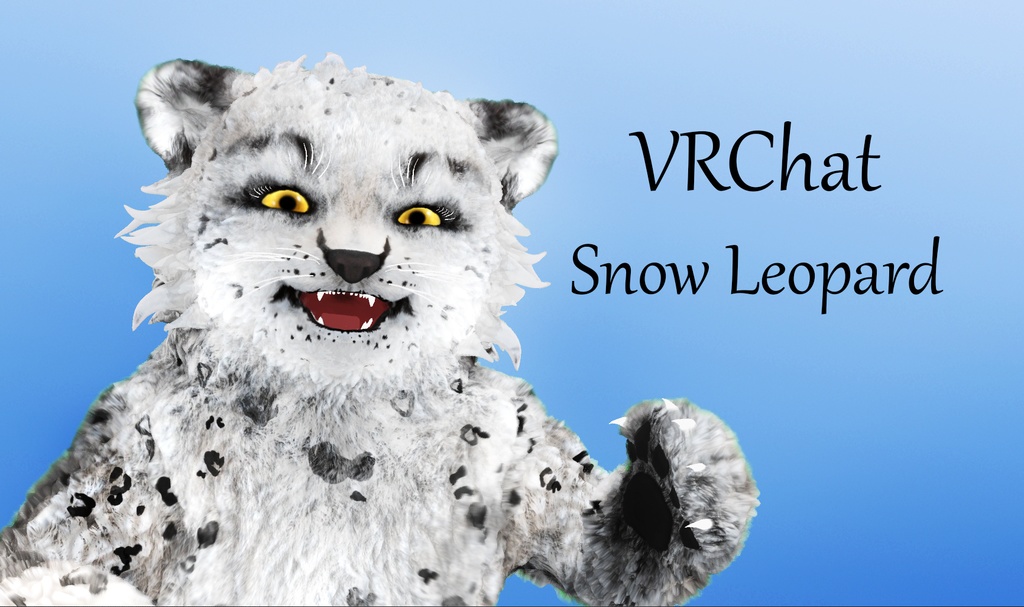 3Dキャラクター Snow Leopard