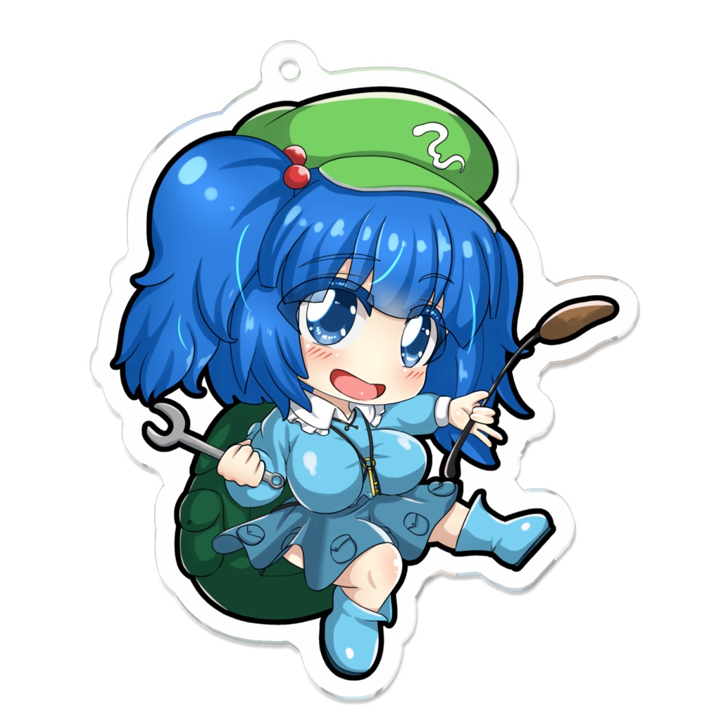 【東方Project】河城にとり ウルトラ化 アクリルキーホルダー