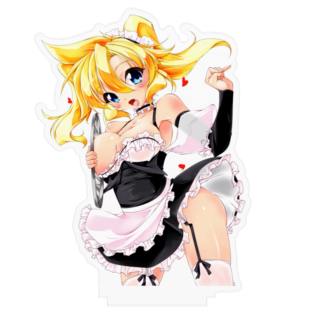 DQ5女体化勇者成長版メイド アクリルフィギュア