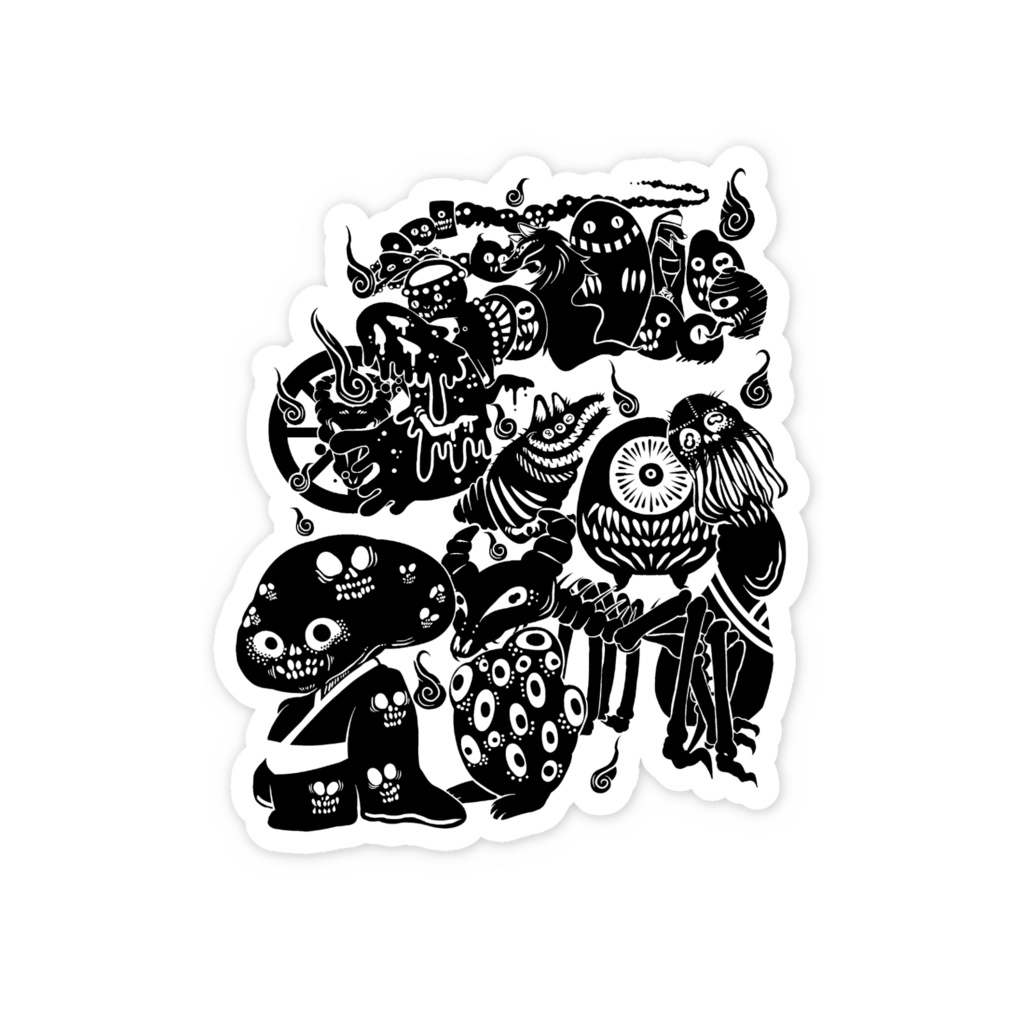 百鬼夜行ステッカー