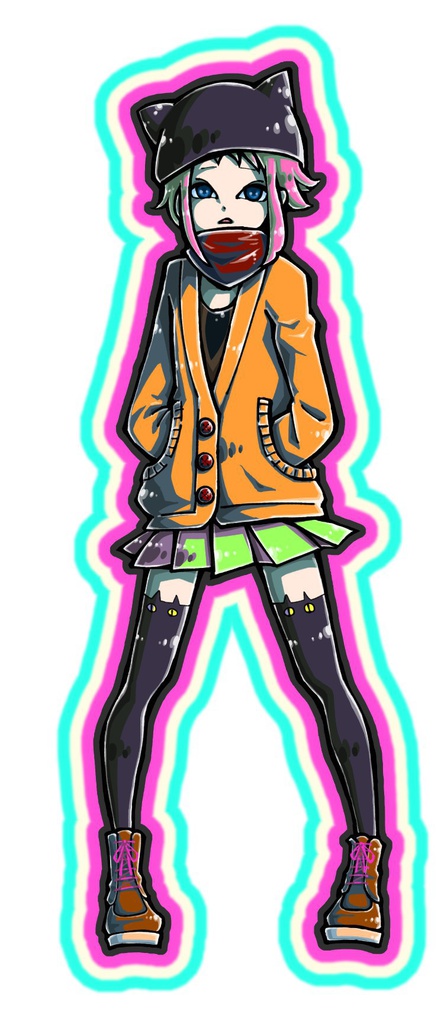 ガールズステッカー