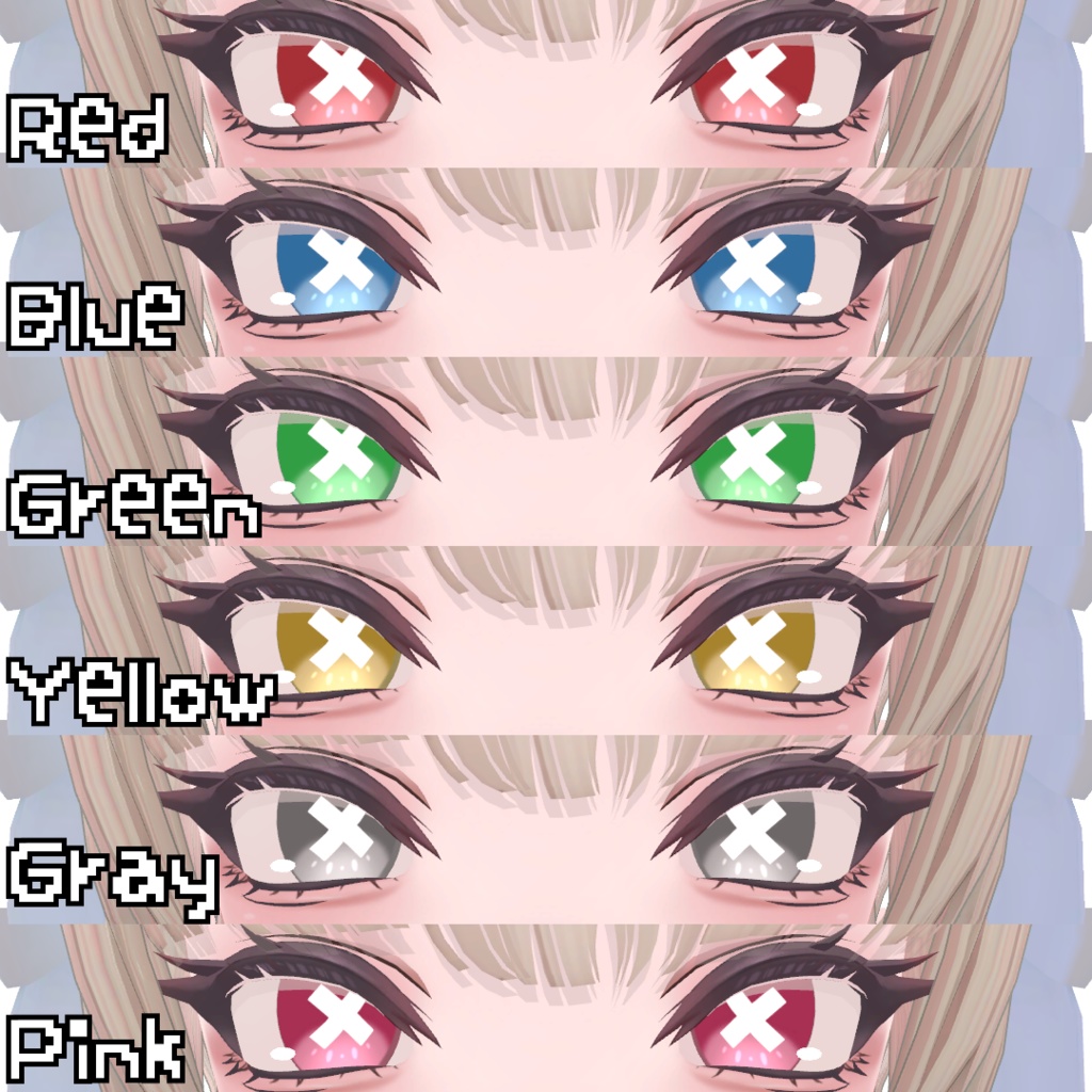 【4アバター対応】×ばってん×アイテクスチャ