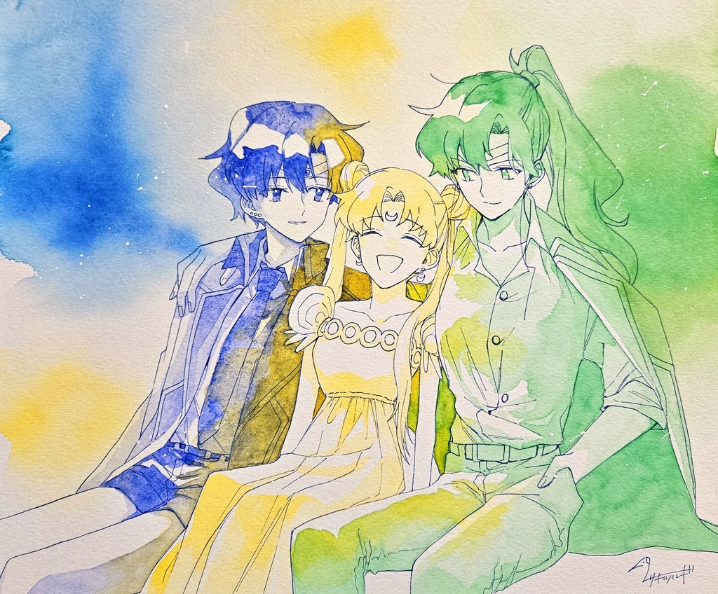 大色紙（マーキュリー＆セレニティ＆ジュピター）