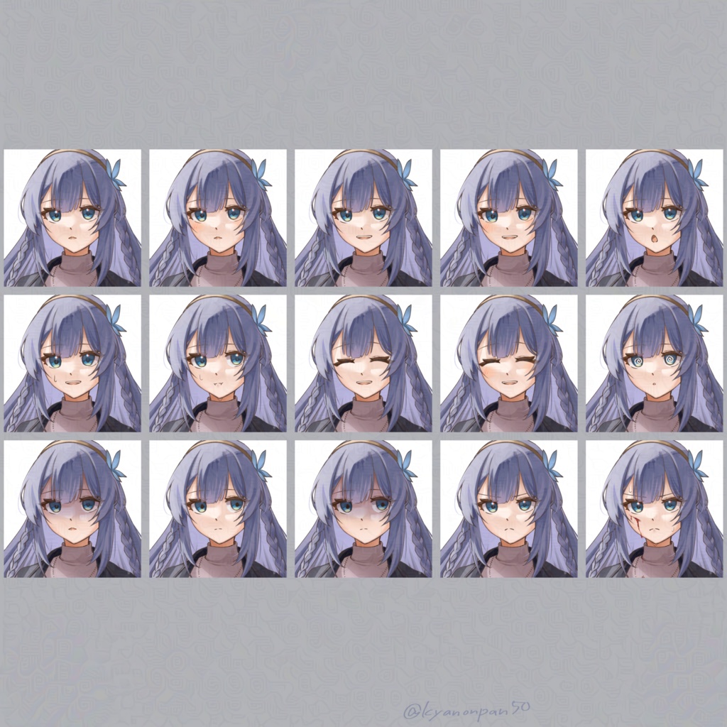 TRPG立ち絵素材_女の子_蝶