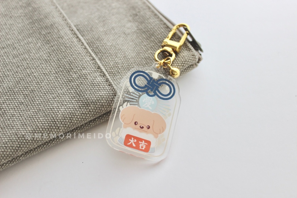 【犬猫グッズ】開運 犬猫守りアクキー【全6種】