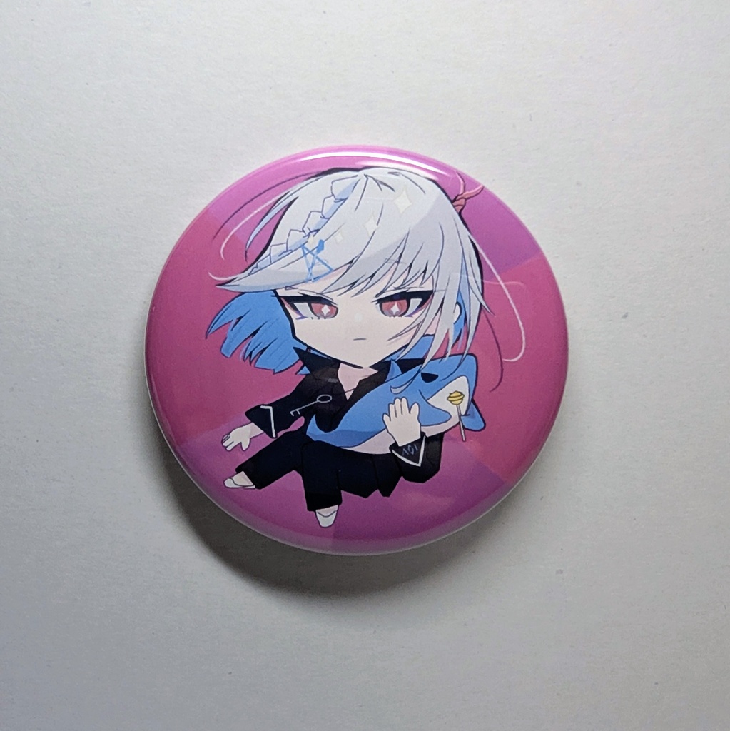 A01 缶バッジ  withシャーク