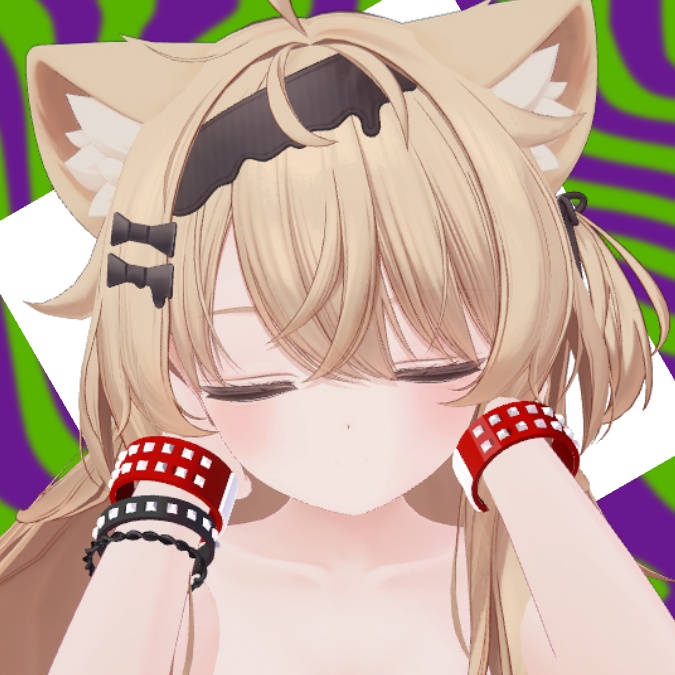 【複数アバター対応】おなじみのブレスレット