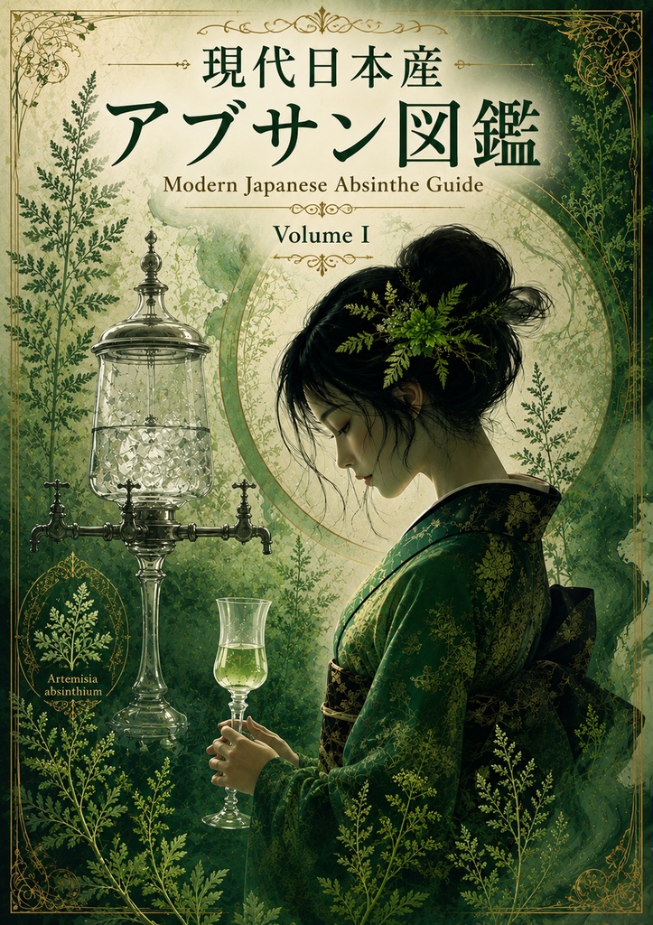 【冊子版：Booklet version】現代日本産アブサン図鑑 Modern Japanese Absinthe Guide Volume I