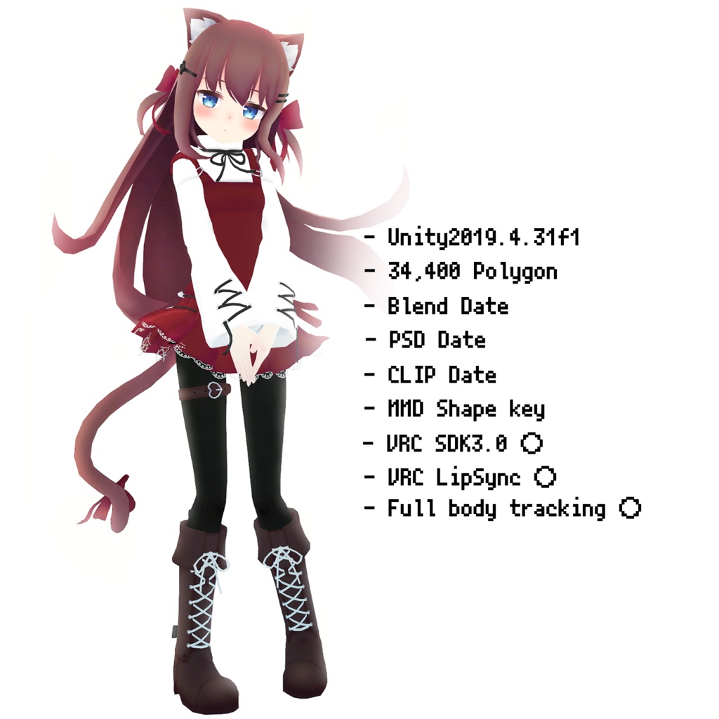 オリジナル3Dモデル『ノナ』