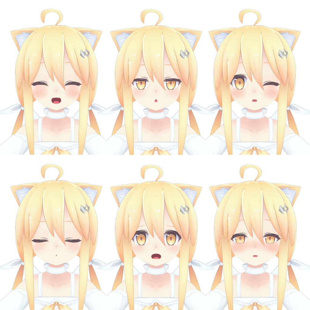 オリジナル3Dモデル『リズ』