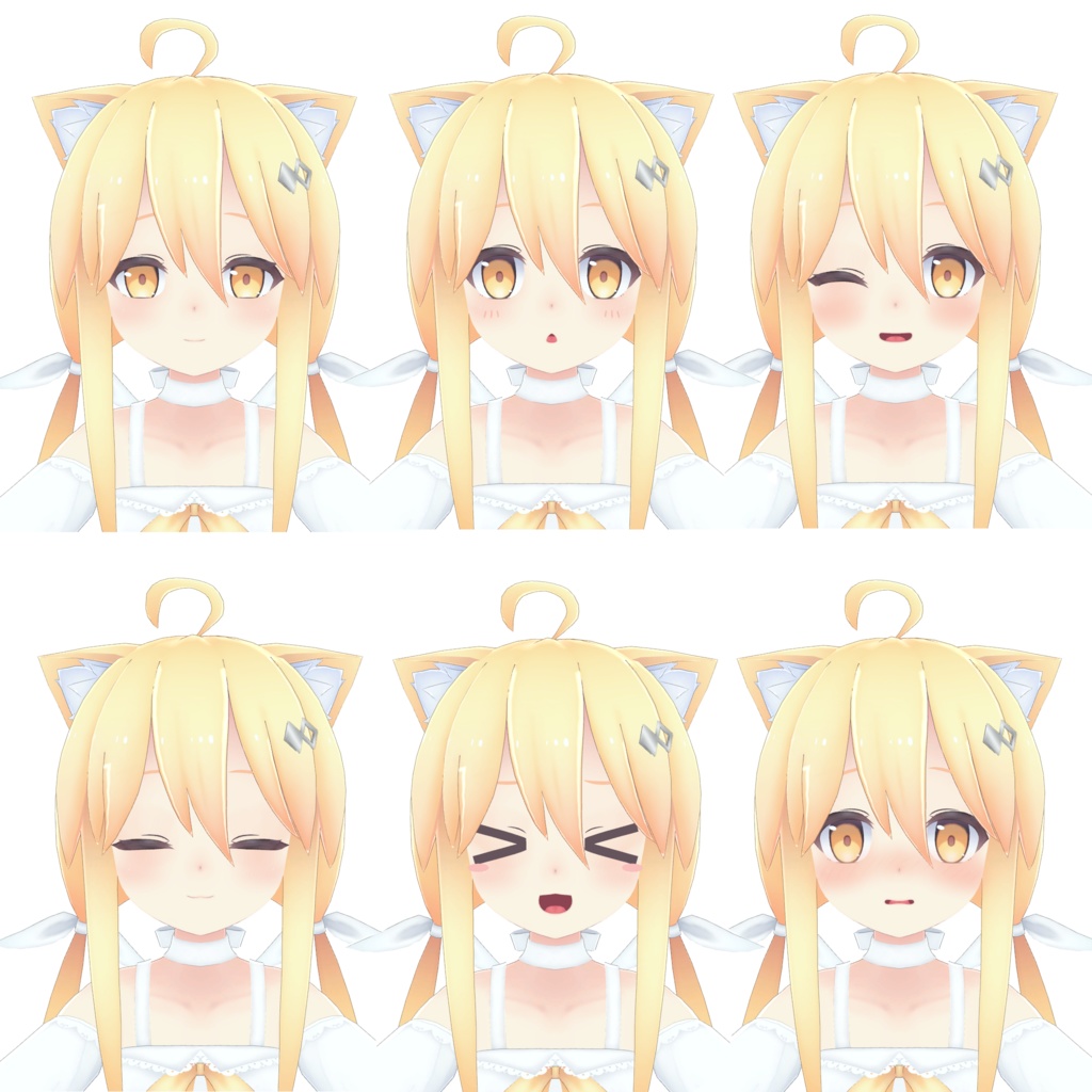 オリジナル3Dモデル『リズ』