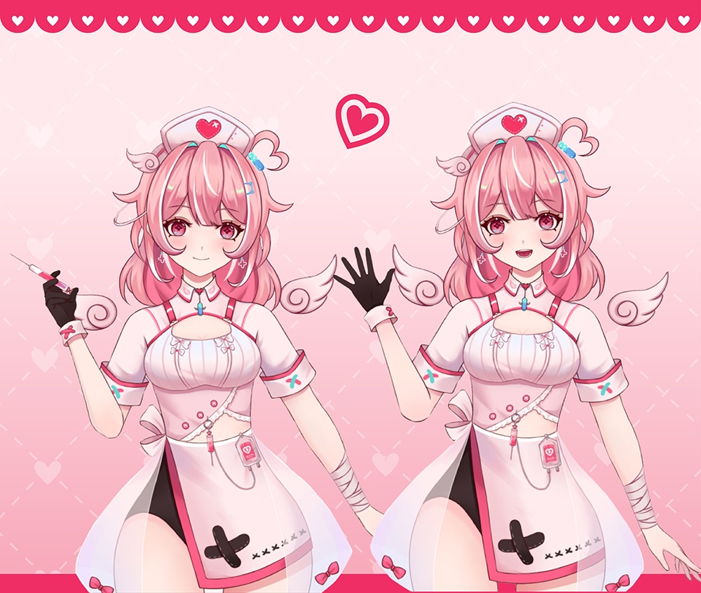 【booth販売終了 仅展示】粉色治愈系