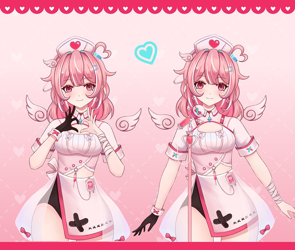 【booth販売終了 仅展示】粉色治愈系