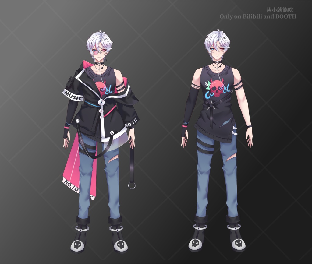 【booth販売終了 仅展示 sold out 】男性,VTube Studio