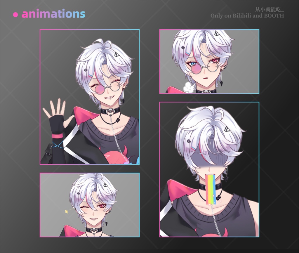 【booth販売終了 仅展示 sold out 】男性,VTube Studio