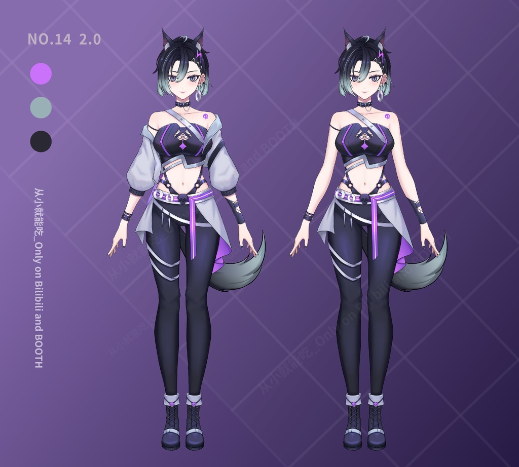 【booth販売終了 仅展示  sold out】弹吉他的甜酷姐姐