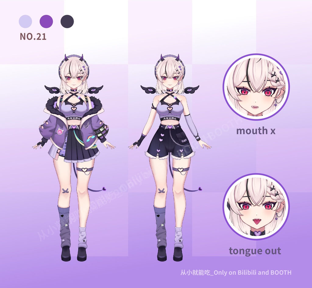 【booth販売終了 仅展示 sold out 】小恶魔少女1.0