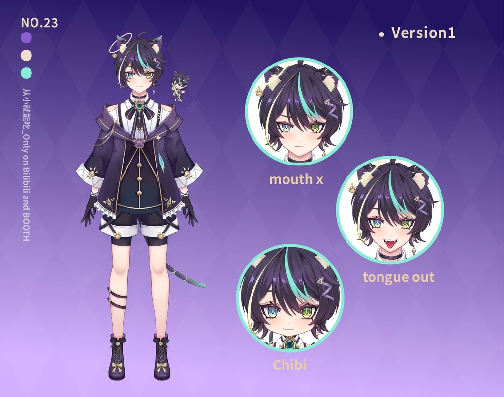 【booth販売終了 仅展示 sold out 】猫咪·作家Ver1