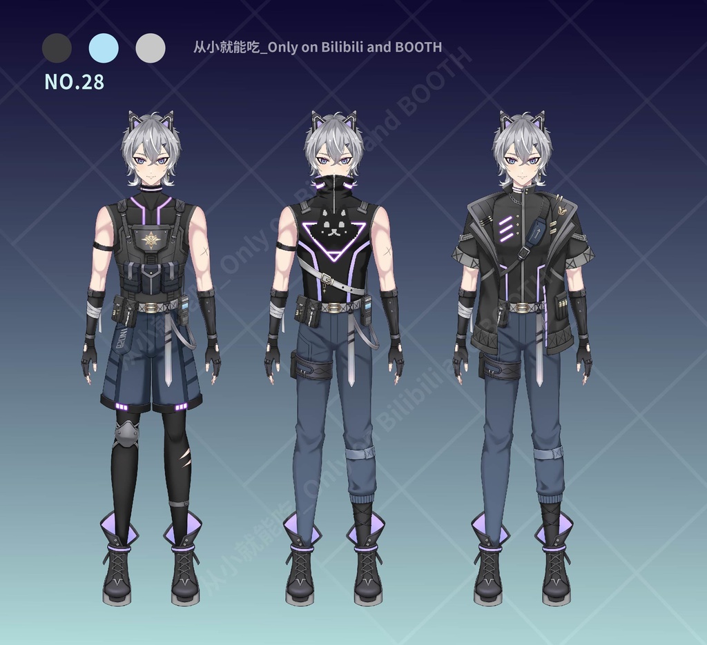 【booth販売終了 仅展示 sold out 】No.28|可自定义发色等