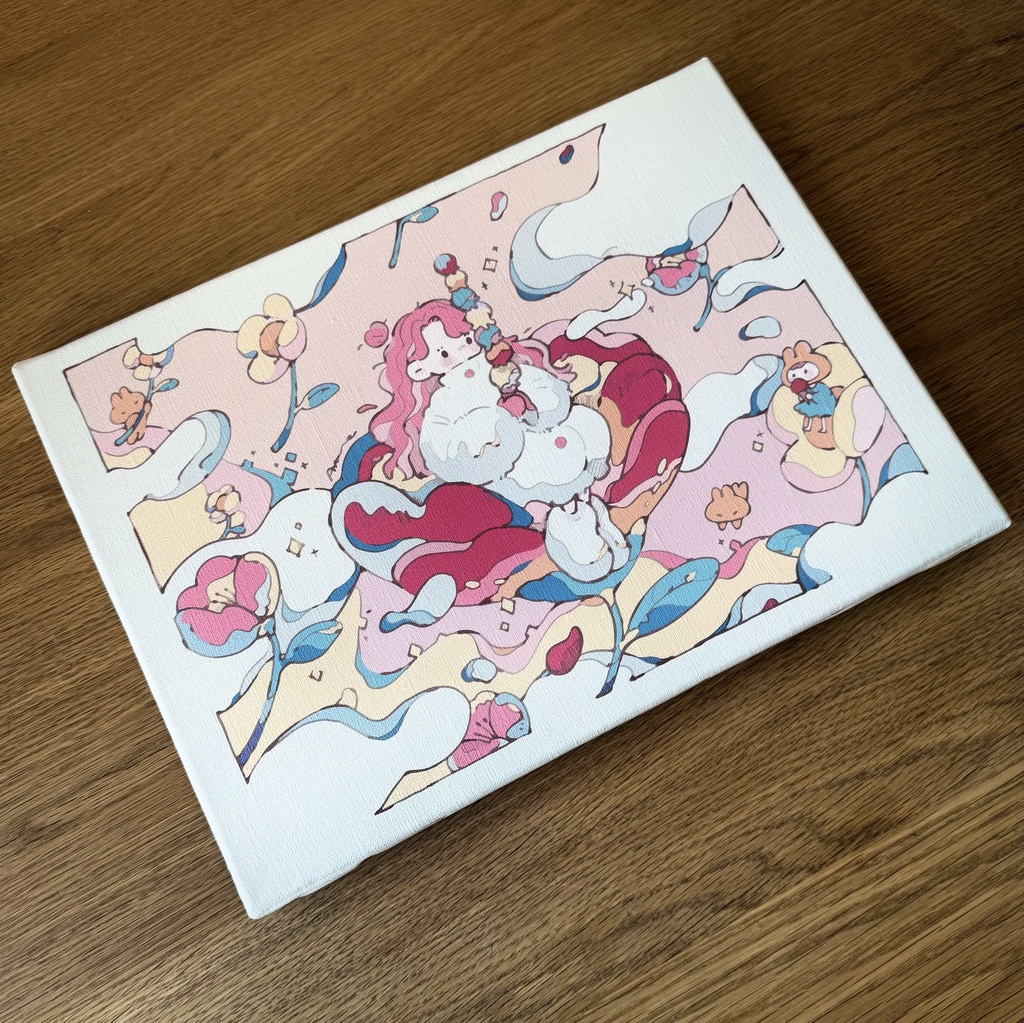 キャンバスプリントF4号『On the wind』