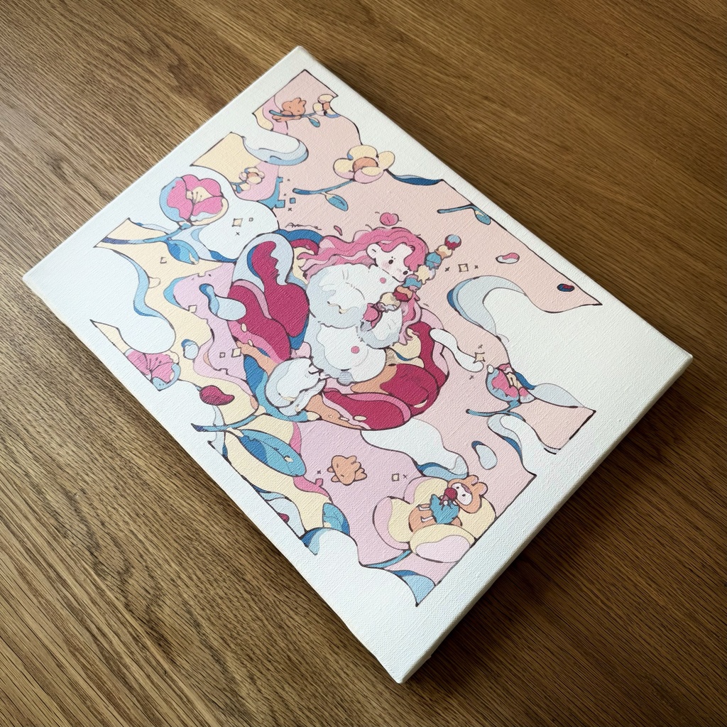 キャンバスプリントF4号『On the wind』