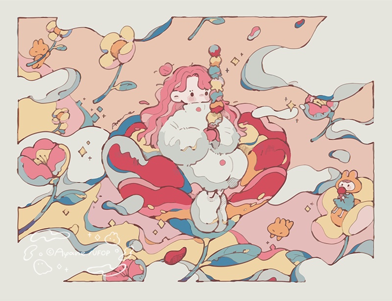 キャンバスプリントF4号『On the wind』