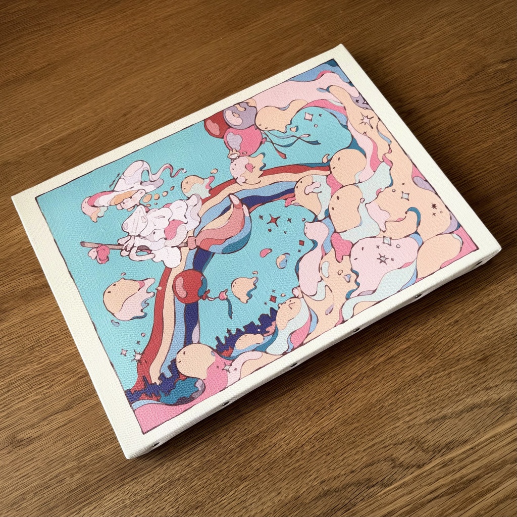 キャンバスプリントF4号『Ghost march』