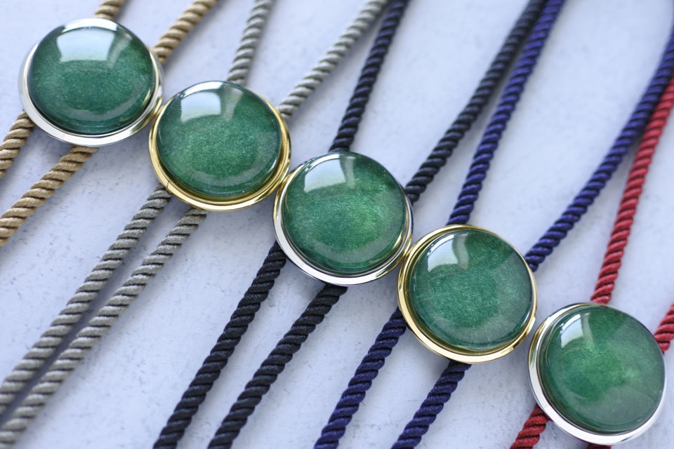 《翡翠》ループタイ【原画】