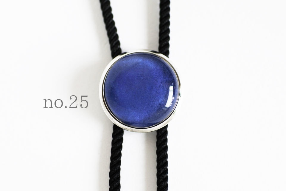 《青紫》ループタイ【原画】