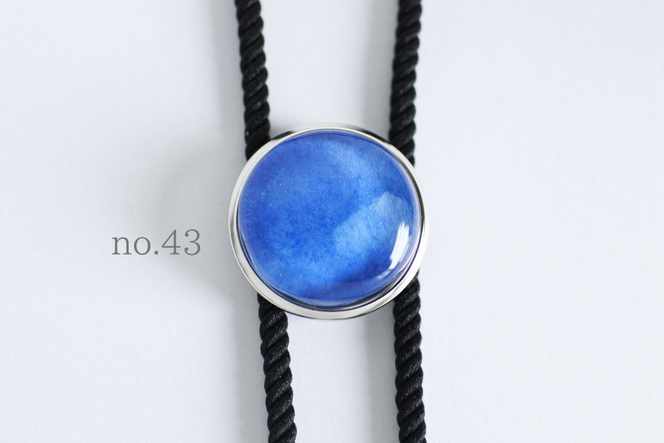 《紺碧色》ループタイ【原画】