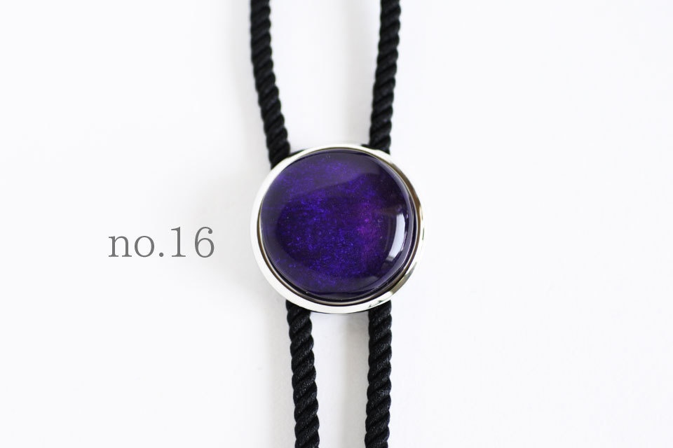 《深紫色》ループタイ【原画】