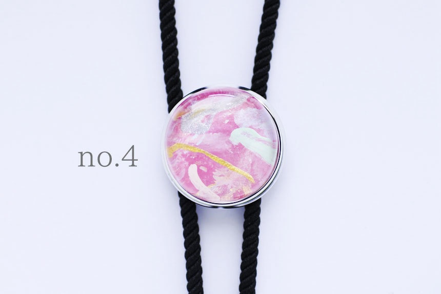 《春の風》ループタイ【原画】