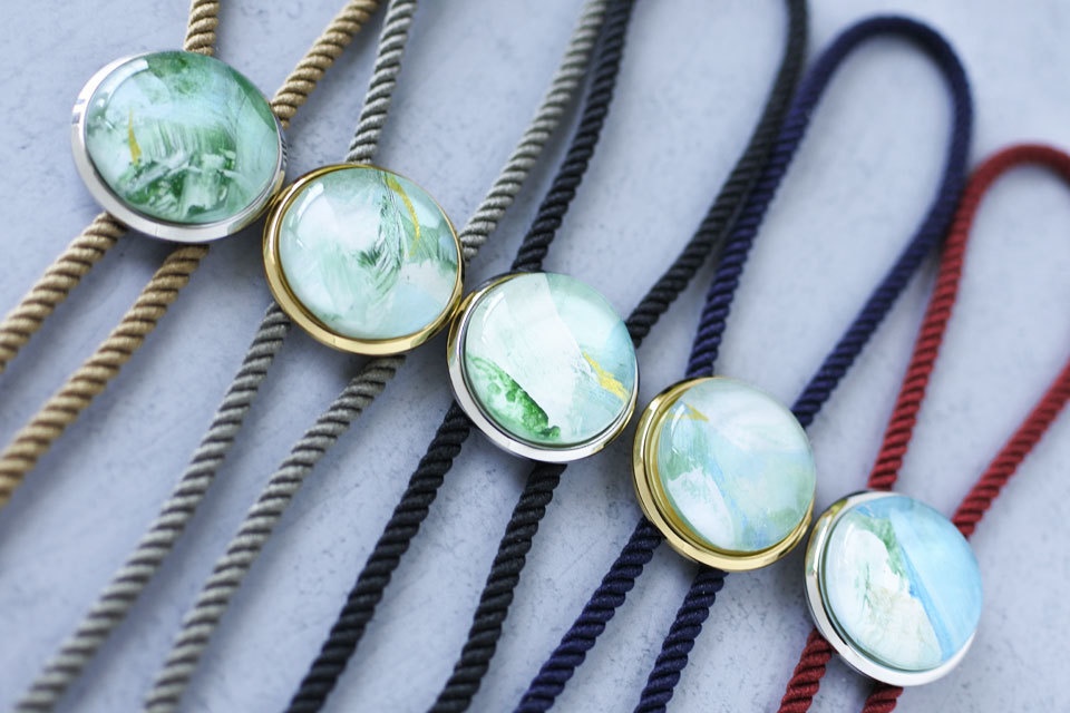 《夏の風》ループタイ【原画】