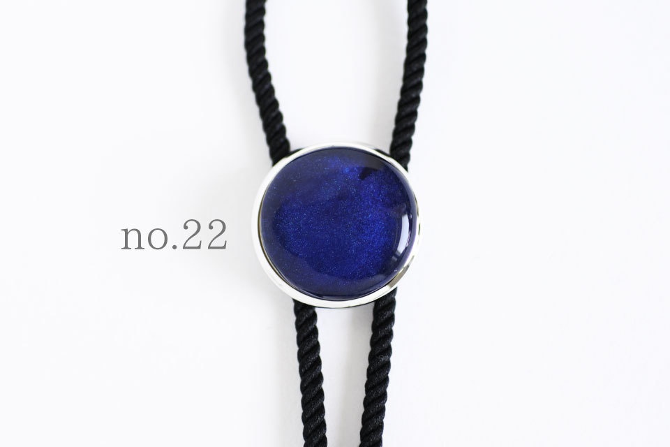 《紺青色》ループタイ【原画】