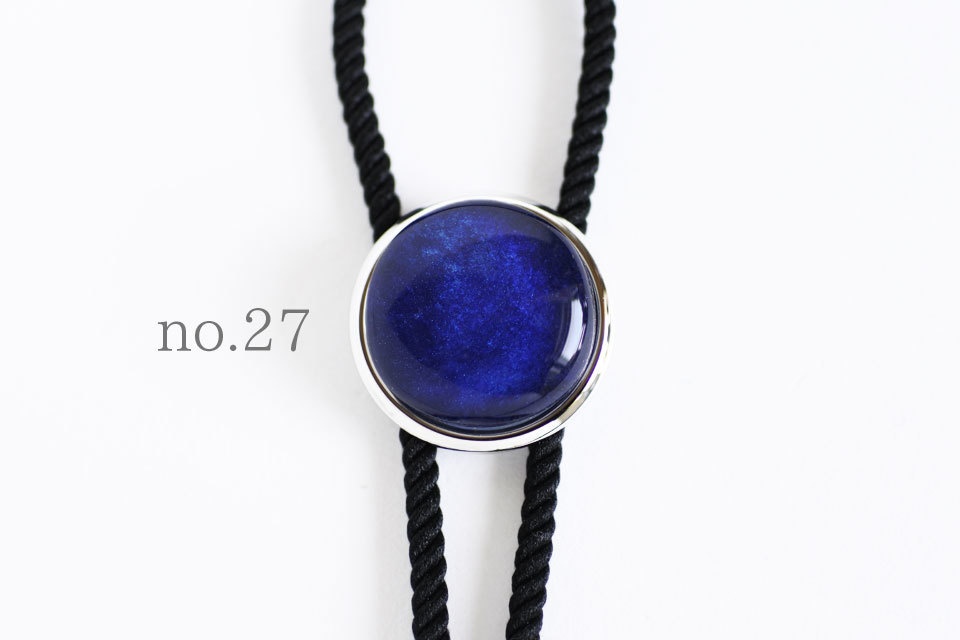 《紺青色》ループタイ【原画】