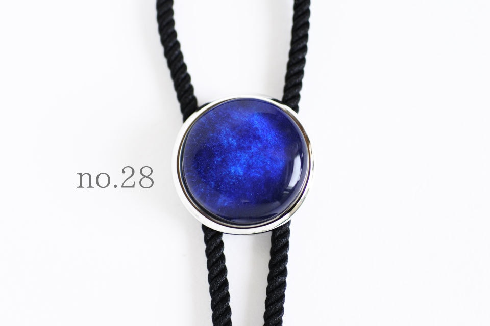 《紺青色》ループタイ【原画】