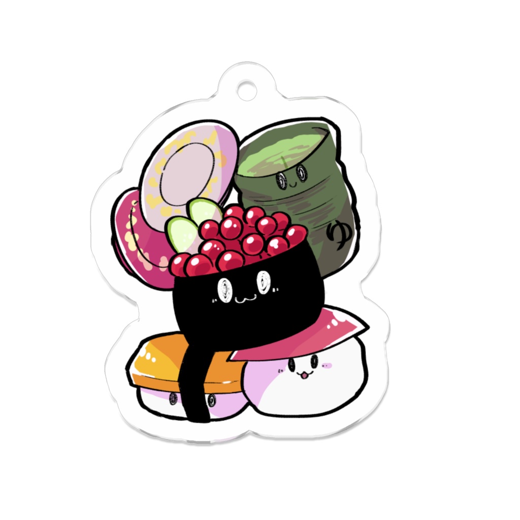 お寿司アクキー:タイプA