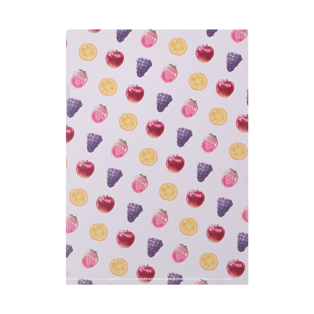 フルーツ盛り合わせクリアファイル