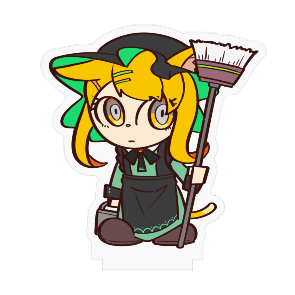 ネコ族メイドさんアクリルフィギュア