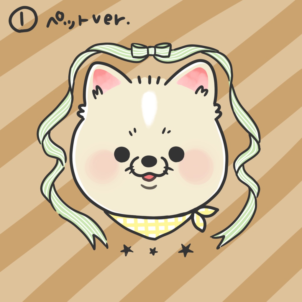 【お試し版】SNSアイコン似顔絵オーダー